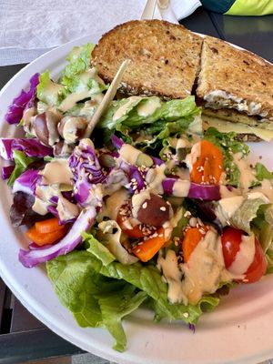 tempeh reuben   at Sugar Apple Natural Foods in Key West