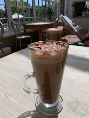 Iced mocha   at Nourish in Letchworth