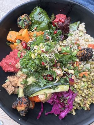 Buddha bowl   at Nourish in Letchworth