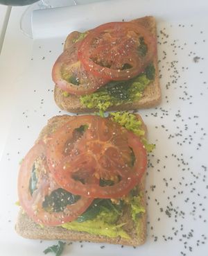 Avocado toast at Wanderlust Garden in Mallorca