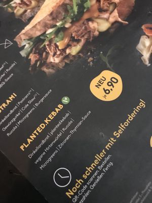 planted kebab  at Peter Pane in Lueneburg