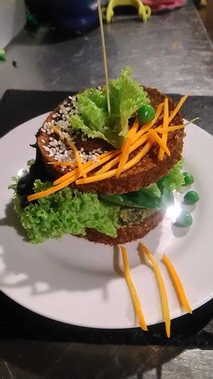 Burger King of raw jungle at Mana Space in Kyiv