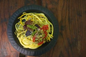 Mama Italia! 
Raw fresh pasta at Mana Space in Kyiv