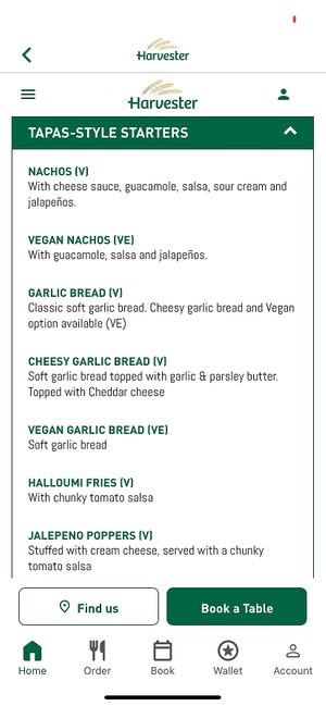   at Harvester Hillington in Glasgow