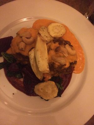 Dinner plate  at Merge in Buffalo