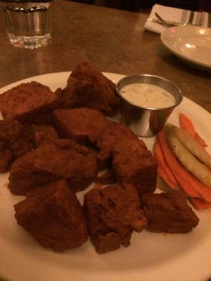 BBQ wings- vegan   at Merge in Buffalo