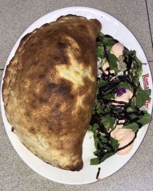Calzone  at Roma Pizza in Neos Marmaras