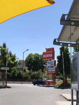 Signs  at Veggie Oase - Maybe closed in Oberasbach