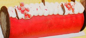 Vegan ijstaart voor Kerst. at Oyya in Ghent