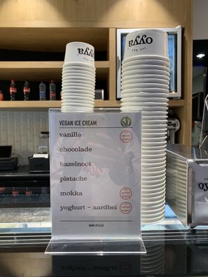 Vegan ice cream f at Oyya in Ghent