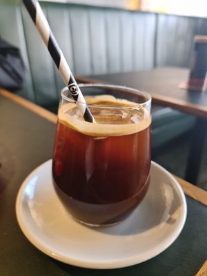 Iced long black at MEL - St Ali - T2 in Melbourne Airport