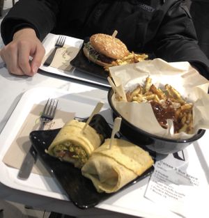 Good portion of poutine  at Copper Branch - Nieuwstraat in Brussels