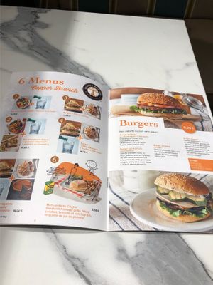 Menu at Copper Branch - Nieuwstraat in Brussels