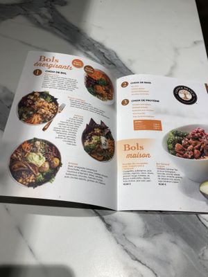 Menu at Copper Branch - Nieuwstraat in Brussels