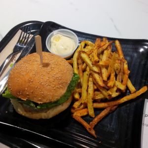burger portobello at Copper Branch - Nieuwstraat in Brussels