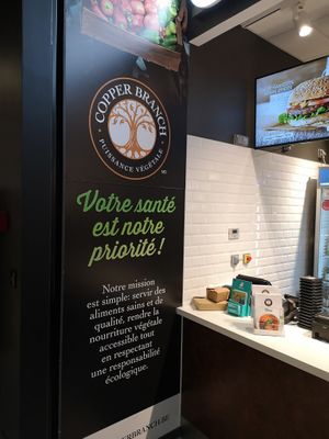 Chart at Copper Branch - Nieuwstraat in Brussels