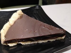 Chocolate cake at Copper Branch - Nieuwstraat in Brussels