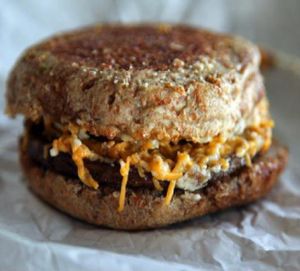 Breakfast sandwich at Locali in Los Angeles