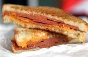 Vegan happy hammy sammy at Locali in Los Angeles