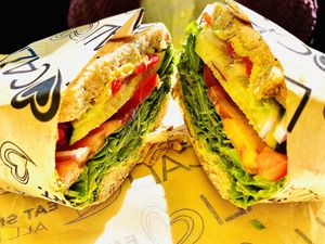 Hungry hippie (hummus w/ fresh crisp veggies)  at Locali in Los Angeles