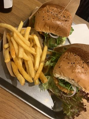 Crispy Chick‘n  at VEG'D - Vegan Burgers - F-Hain in Berlin