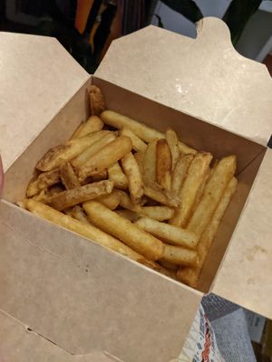 Fries - yum! at VEG'D - Vegan Burgers - F-Hain in Berlin