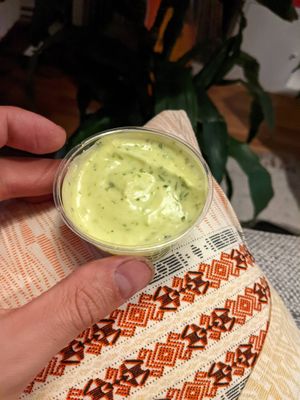 Aioli-Mayonnaise - yum! at VEG'D - Vegan Burgers - F-Hain in Berlin