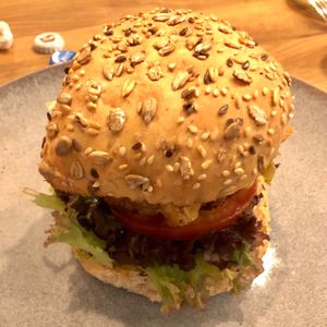 The Beyond Burger at VEG'D - Vegan Burgers - F-Hain in Berlin