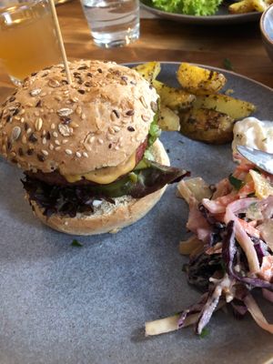 The Beyond at VEG'D - Vegan Burgers - F-Hain in Berlin
