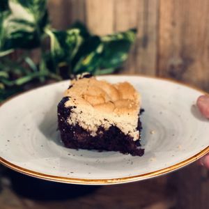 Our Brownie at VEG'D - Vegan Burgers - F-Hain in Berlin