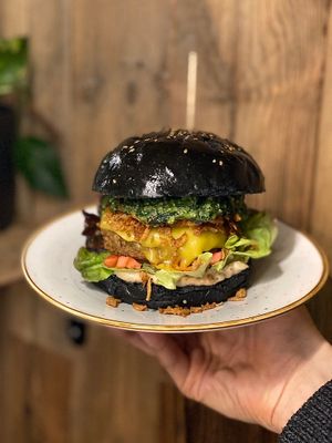 Burghain 🖤 at VEG'D - Vegan Burgers - F-Hain in Berlin