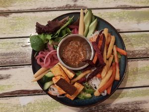 Vegan Buddga Bowl at Grandview Hotel in Bowen