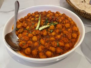 Channa masala, 150 baht  at Primani's in Udon Thani