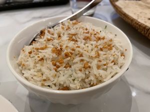 Garlic rice, 60 baht  at Primani's in Udon Thani