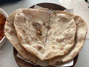 2x tandoori roti, 25 baht each  at Primani's in Udon Thani