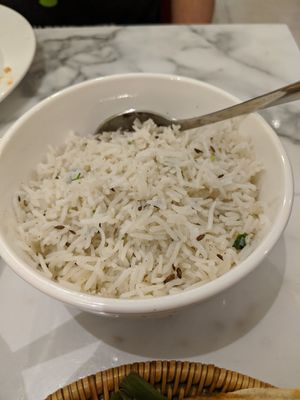 Jeera rice - basmati rice with toasted cumin at Primani's in Udon Thani