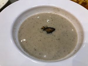 Cashew mushroom soup at Flavours by Saute 寻味•素特 in Central Singapore