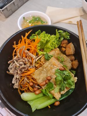 Mala Noodle with Yuba  ~ 20/1/22 at Flavours by Saute 寻味•素特 in Central Singapore