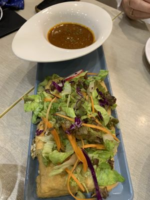 Tahu Goreng with peanut sauce. Was Ok.   at Flavours by Saute 寻味•素特 in Central Singapore