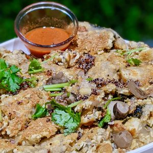 Vegan Quinoa Orh Luak at Flavours by Saute 寻味•素特 in Central Singapore