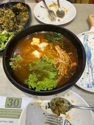 Ramen Sichuan Mala(mild flavour) at Flavours by Saute 寻味•素特 in Central Singapore