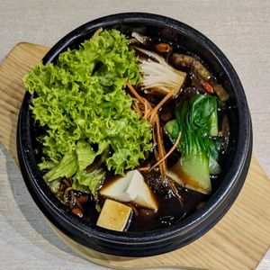 Vegan Black Kut Teh Yee Noodle  at Flavours by Saute 寻味•素特 in Central Singapore