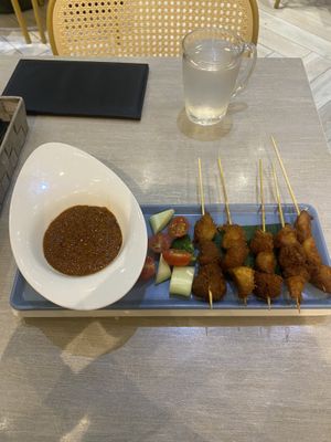 Lion mane satay  at Flavours by Saute 寻味•素特 in Central Singapore