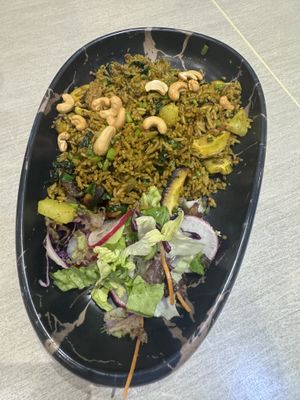 Pineapple and. Cashew ricee  at Flavours by Saute 寻味•素特 in Central Singapore