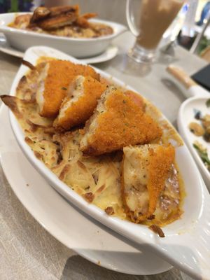 Lionmane vegan cheese baked rice at Flavours by Saute 寻味•素特 in Central Singapore