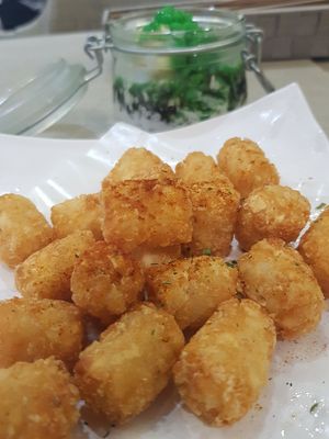 Hashbrown ball at Flavours by Saute 寻味•素特 in Central Singapore