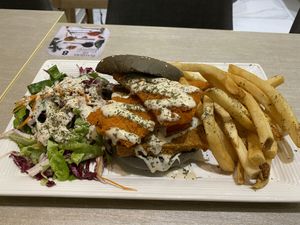 Ah Pui burger at Flavours by Saute 寻味•素特 in Central Singapore