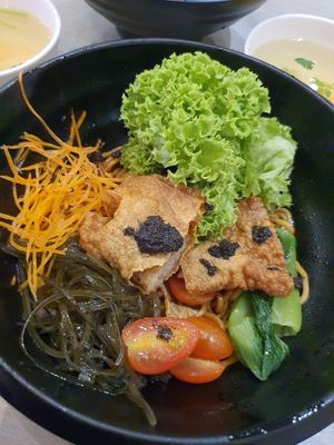 Truffle Fried Yuba Dry Ramen ~ Circuit Breaker Period Phrase 2 at Flavours by Saute 寻味•素特 in Central Singapore