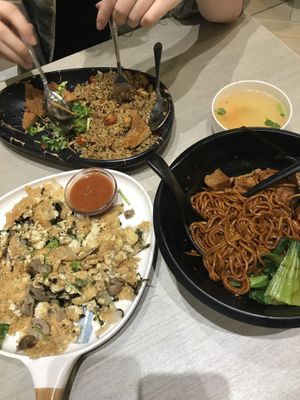 Vegan Orh Luak, Mala Noodles, Otah Fried Rice at Flavours by Saute 寻味•素特 in Central Singapore