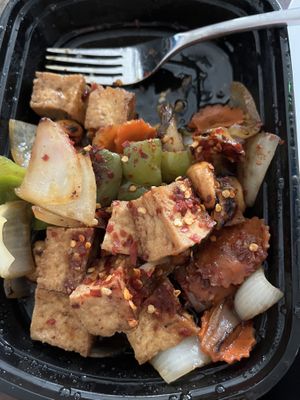 Cashew nut w/ tofu (takeout portion was a bit small)  at Thai House in Logan